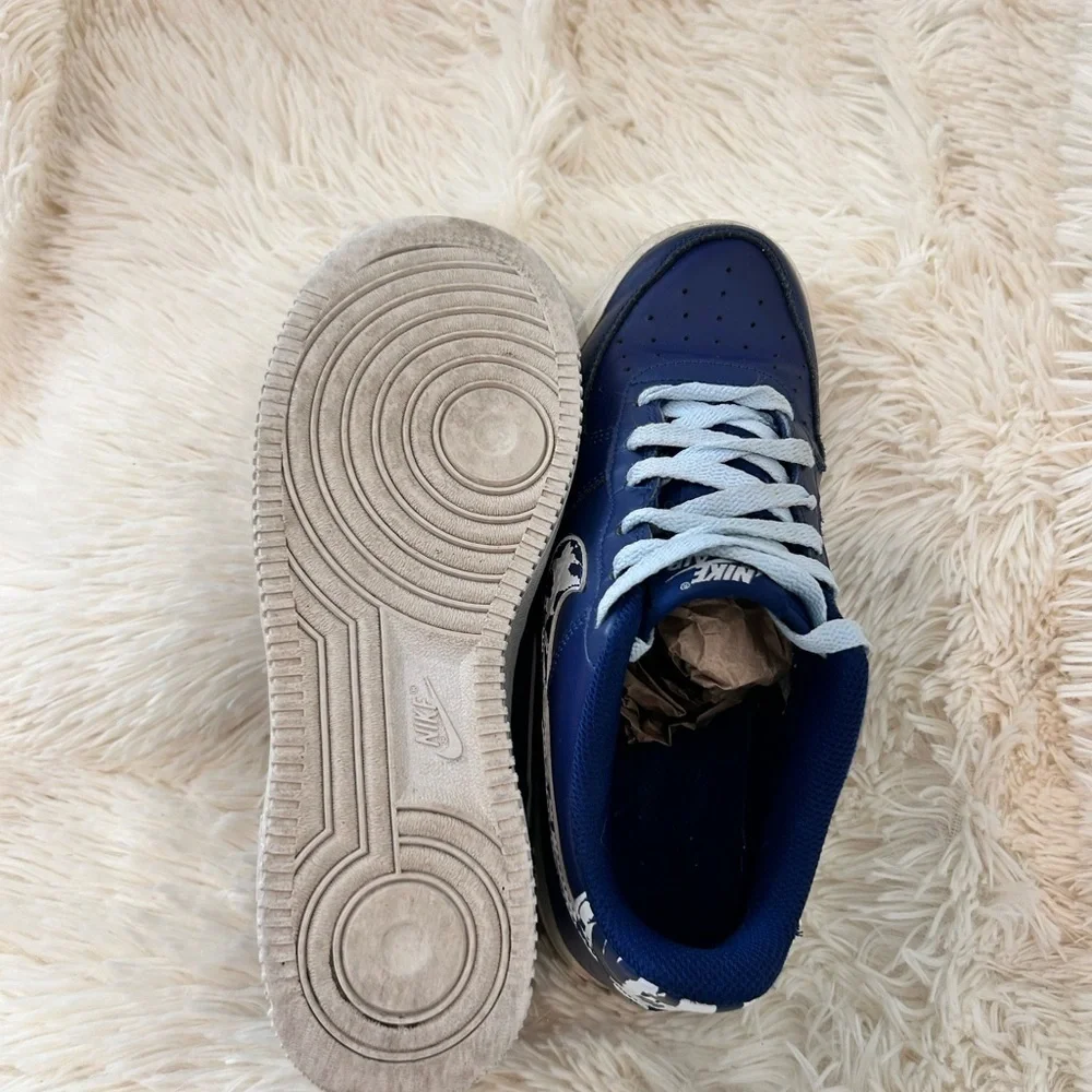 Nike Air Force 1 AF1 LV8 Blue Void Navy Blue White